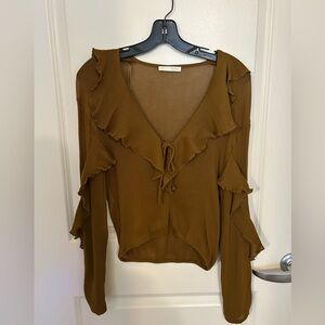 Ruffle blouse